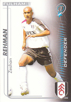 Zesham Rehman Fulham 2005/06 Shoot Out #149